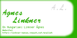agnes linkner business card